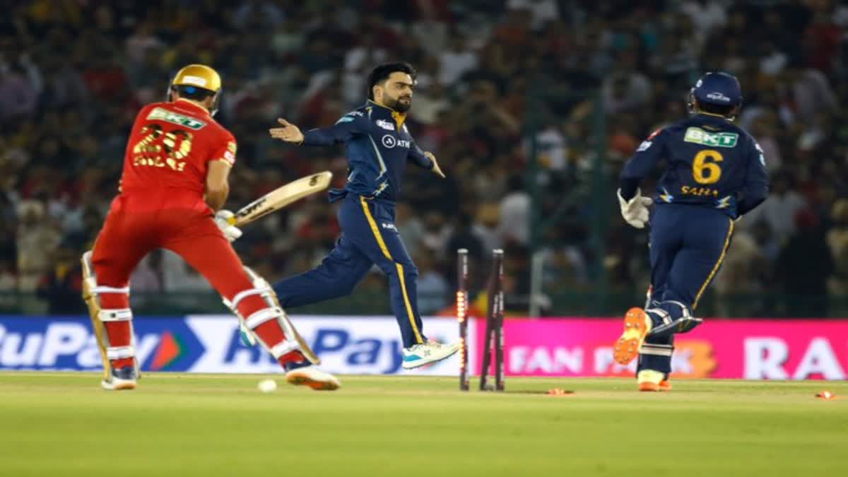 IPL Gujarat titans vs Punjab kings  IPL 2023  Punjab ends in small margin  bowling performance of Gujarat titans  Gujarat titans  Punjab Kings  Punjab Kings journey end in small margin  താളം കണ്ടെത്താനാവാതെ പഞ്ചാബ്  ബൗളര്‍മാരുടെ പ്രകടനത്തില്‍  ഗുജറാത്ത് ടെറ്റന്‍സിന് വിജയലക്ഷ്യം  ടെറ്റന്‍സിന് 154 റണ്‍സ് വിജയലക്ഷ്യം  ഗുജറാത്ത്  ഐപിഎല്ലില്‍ തത്തുല്യവിജയങ്ങളുമായി  പഞ്ചാബ് കിങ്‌സ്  പഞ്ചാബ്  ശിഖര്‍ ധവാന്‍