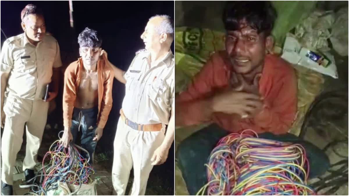 Farmers caught tube well thief in Sonipat