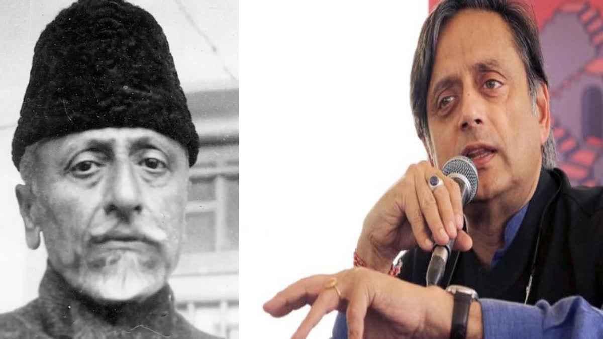 Removal of Maulana Azad from book shameful for the country: Shashi Tharoor