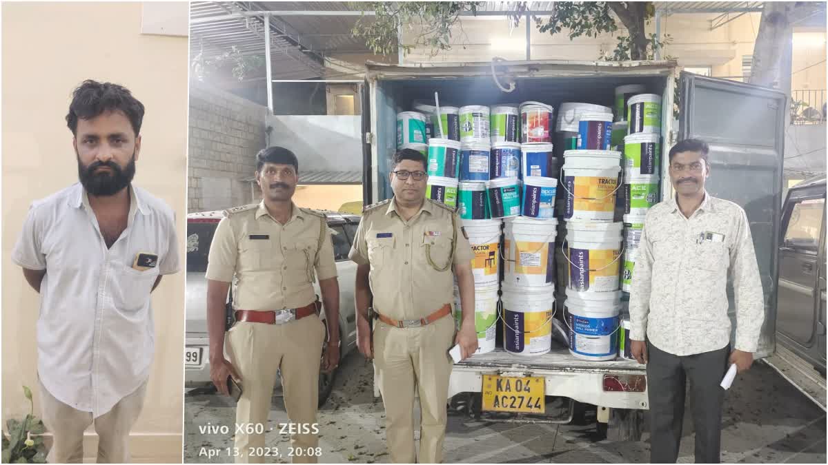 selling fake paint was arrested