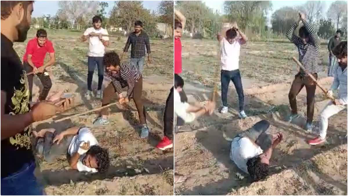 youth died after beating in gurugrame Video viral