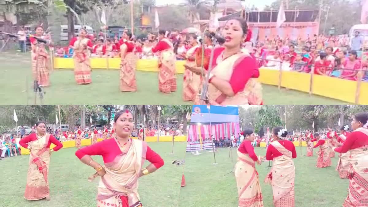 Mukoli bihu at Morigaon fulbari