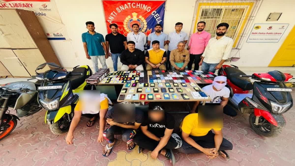 anti snatching cell arrested 5 accused