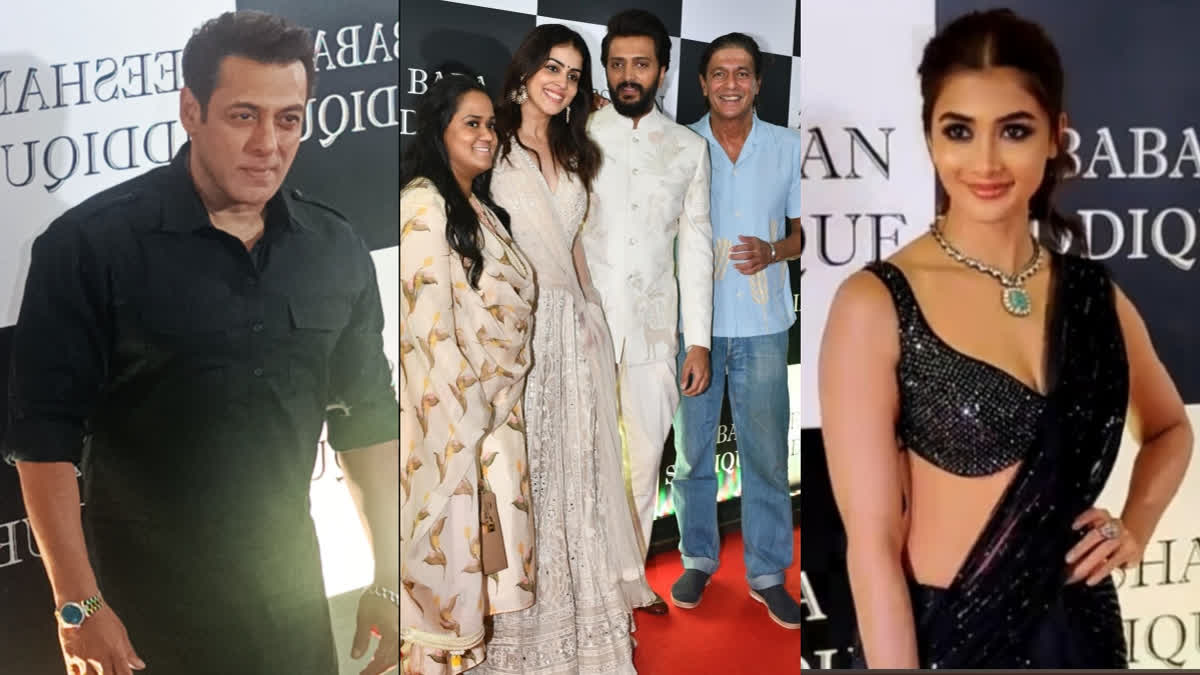 Salman Khan, Genelia Deshmukh, Pooja Hedge and others attend Baba Siddique's annual Iftaar