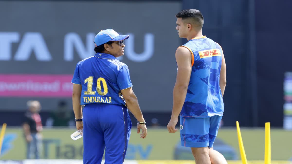 Arjun Tendulkar IPL Debut: પુત્ર અર્જુન તેંડુલકરે તેનું IPL ડેબ્યુ કરતા સચિન તેંડુલકરે હૃદય સ્પર્શી નોંધ લખી