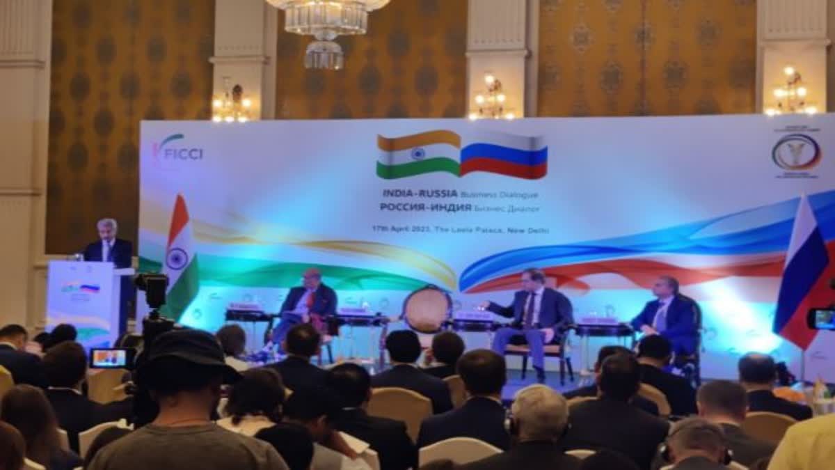 Russian Deputy PM and Minister Denis Manturov and External Affairs Minister Dr. S.Jaishankar