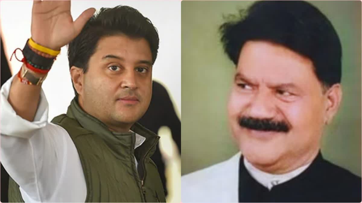 Jyotiraditya Scindia and Chaudhary Rakesh Singh Chaturvedi