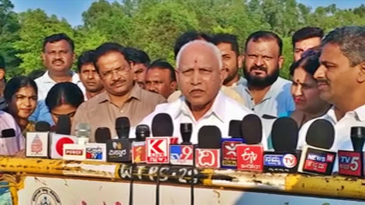 Former CM BS Yeddyurappa