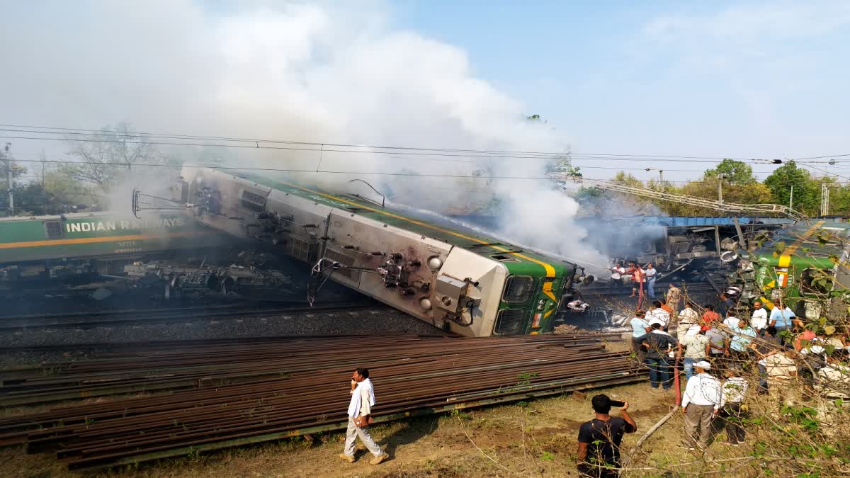 Big Rail Accident In Shahdol