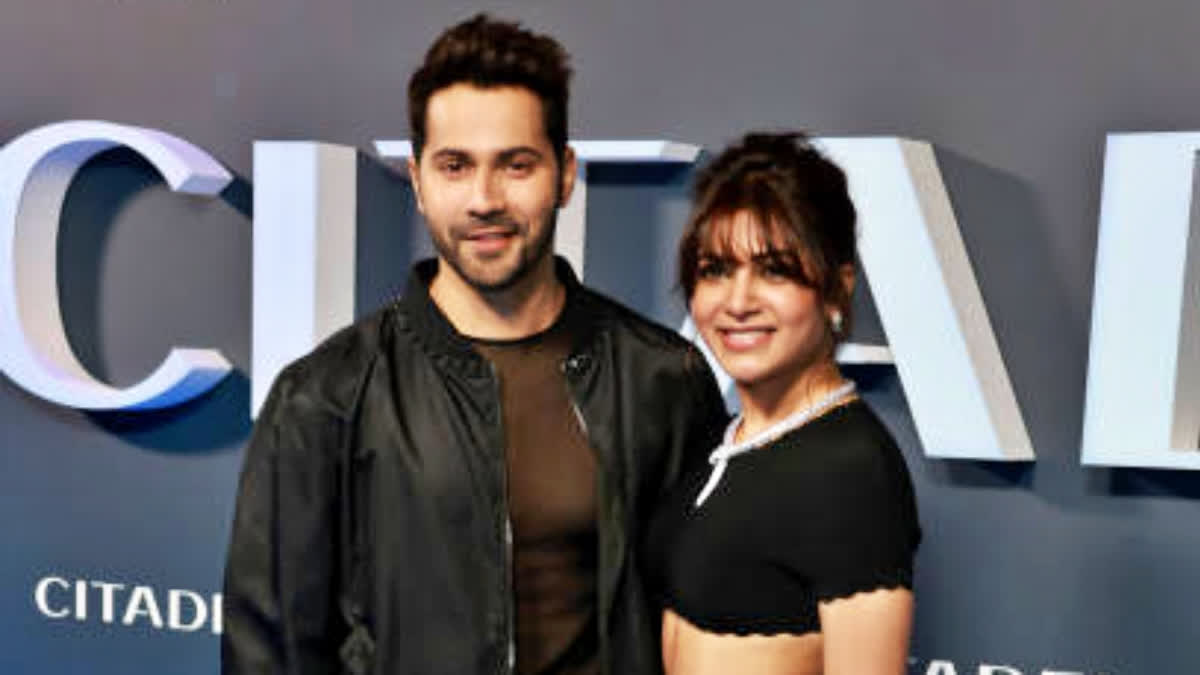 Varun Dhawan, Samantha Ruth Prabhu flaunt in black at Citadel premiere in London