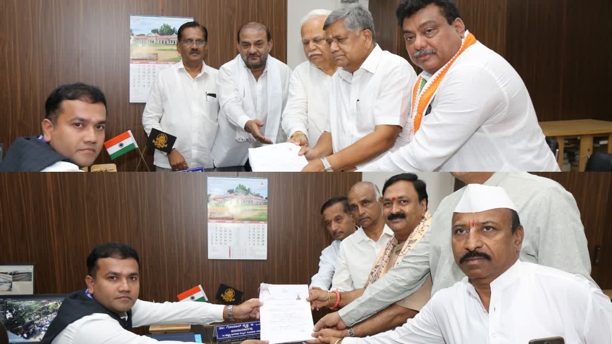 Hubli - Dharwad Central: Jagadish Shettar and Mahesh Tenginkai files nomination papers