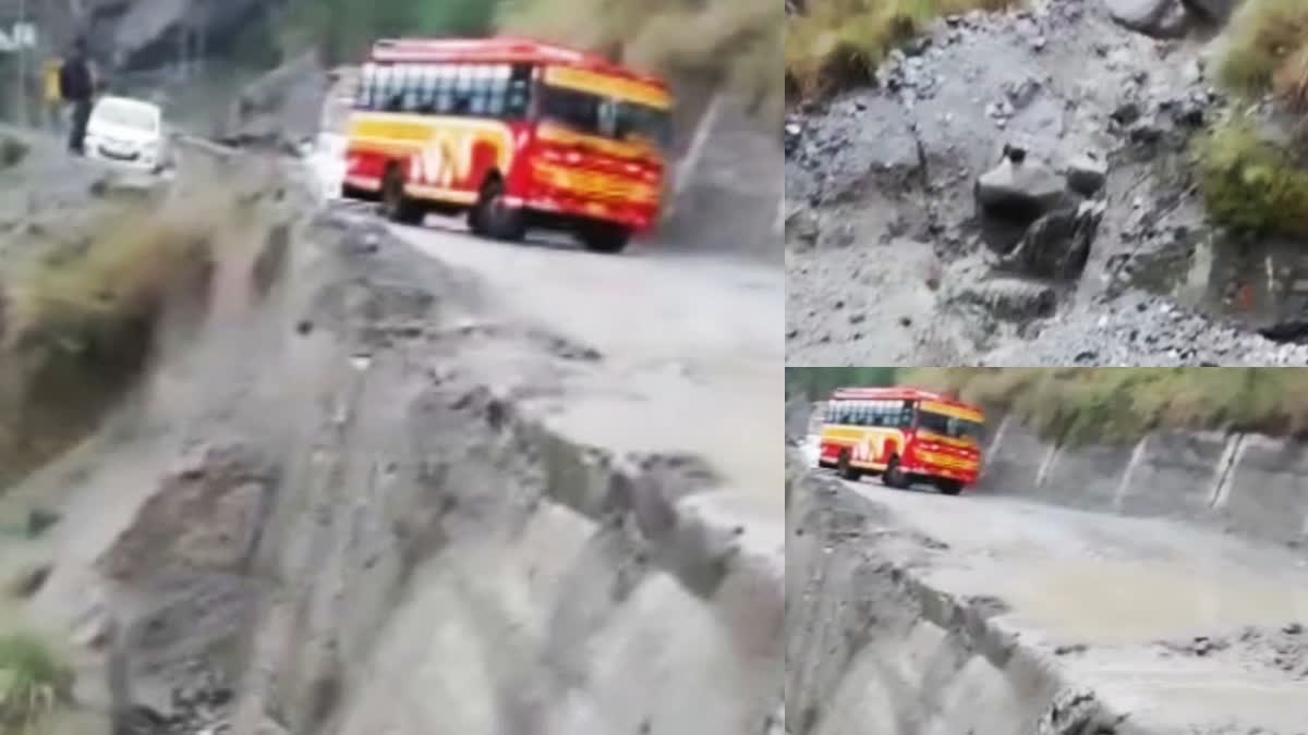 National Highway 5 Closed due to Heavy debris in Pagal Nala of Kinnaur