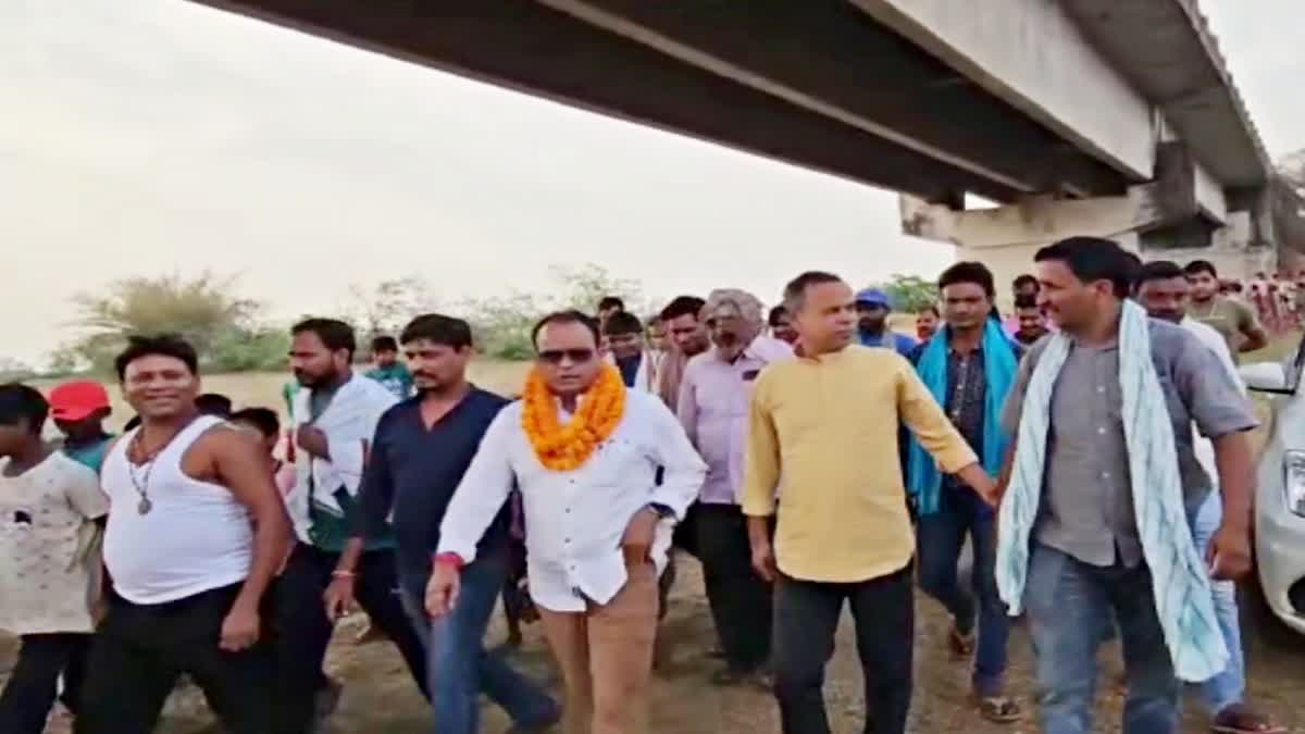 MLA Inspected Birgaon Barabendia Bridge