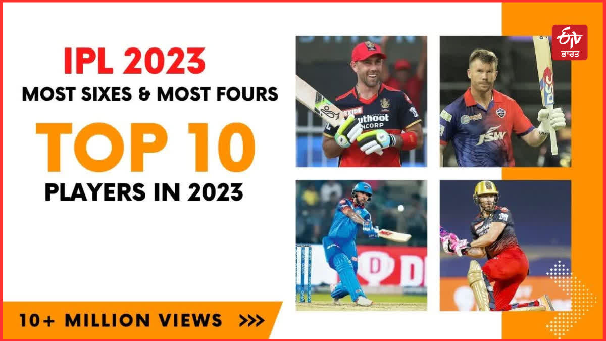 Most Sixes and Fours in IPL 2023