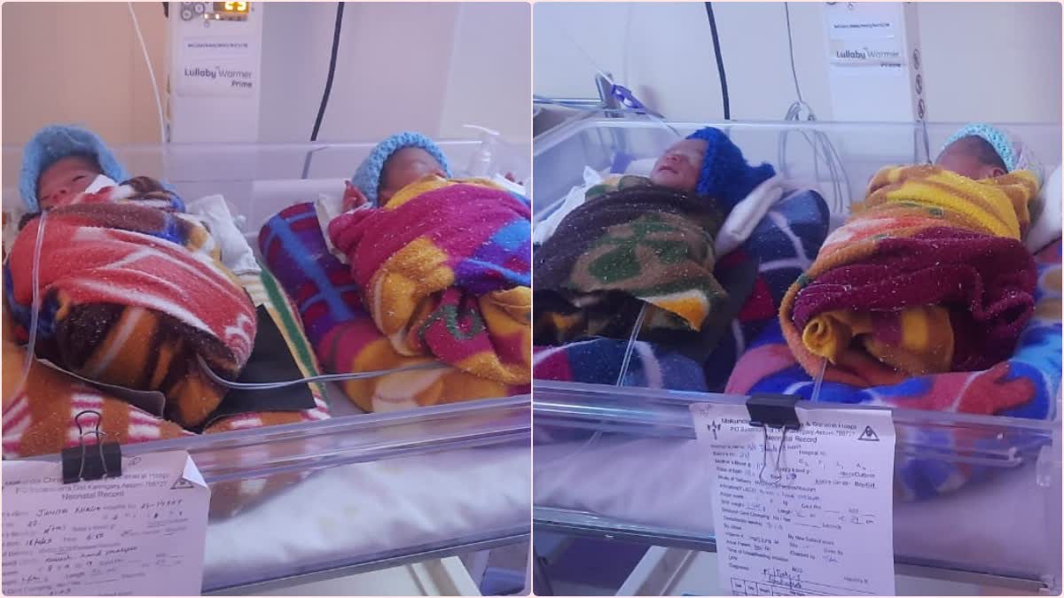 woman gave birth to four children