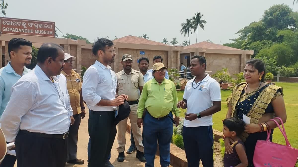 puri collector Samarth barma visit suando