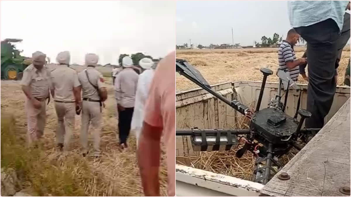 Farmers found Pakistani drone