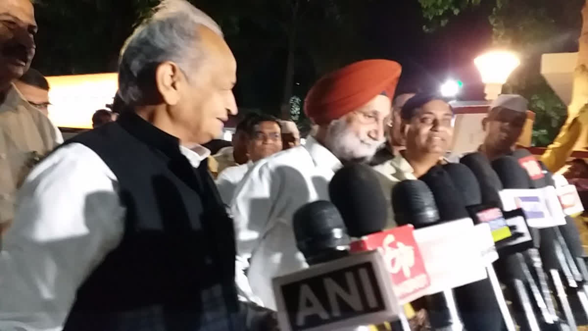 CM Gehlot claims repeat of Congress rule and no issues in party leaders