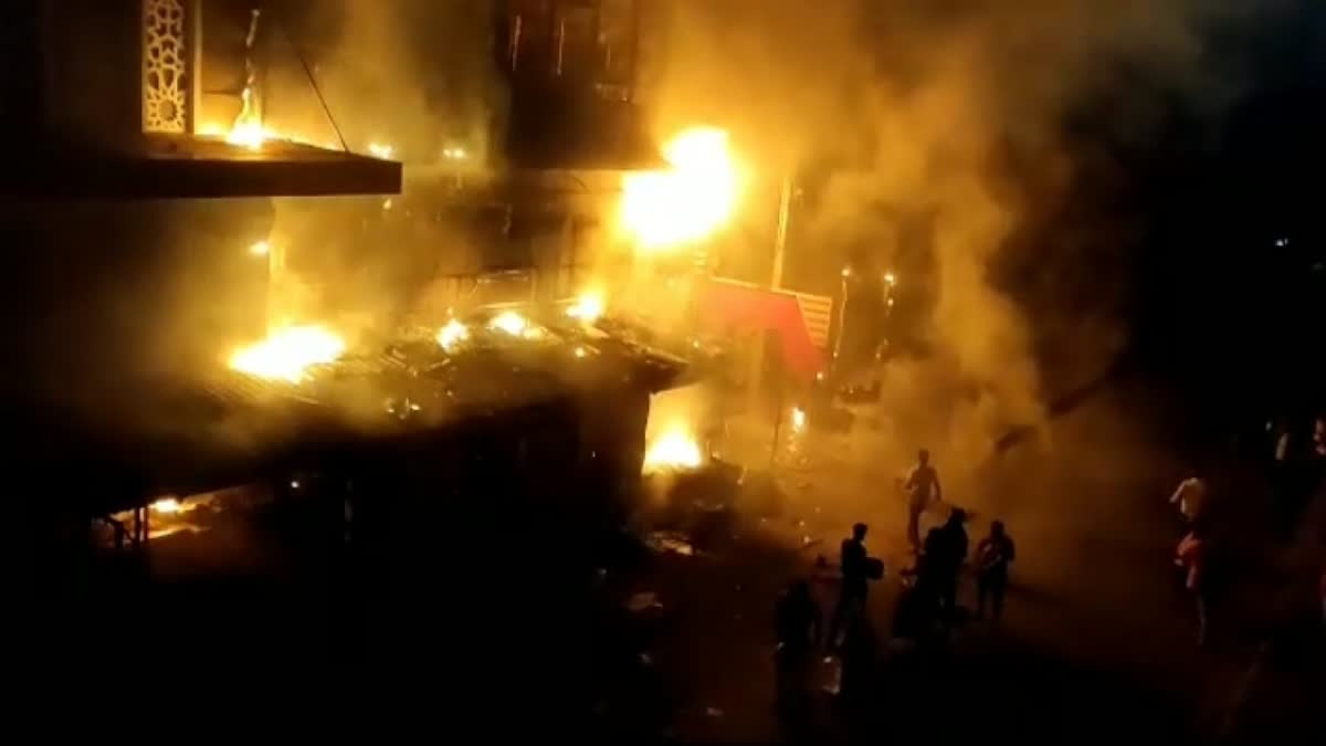 Fire in Dhanbad