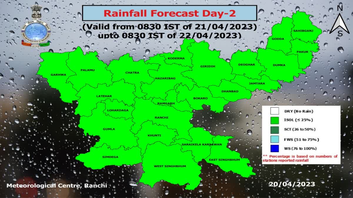 Jharkhand weather update Rain forecast in coming days to bring respite from heat wave