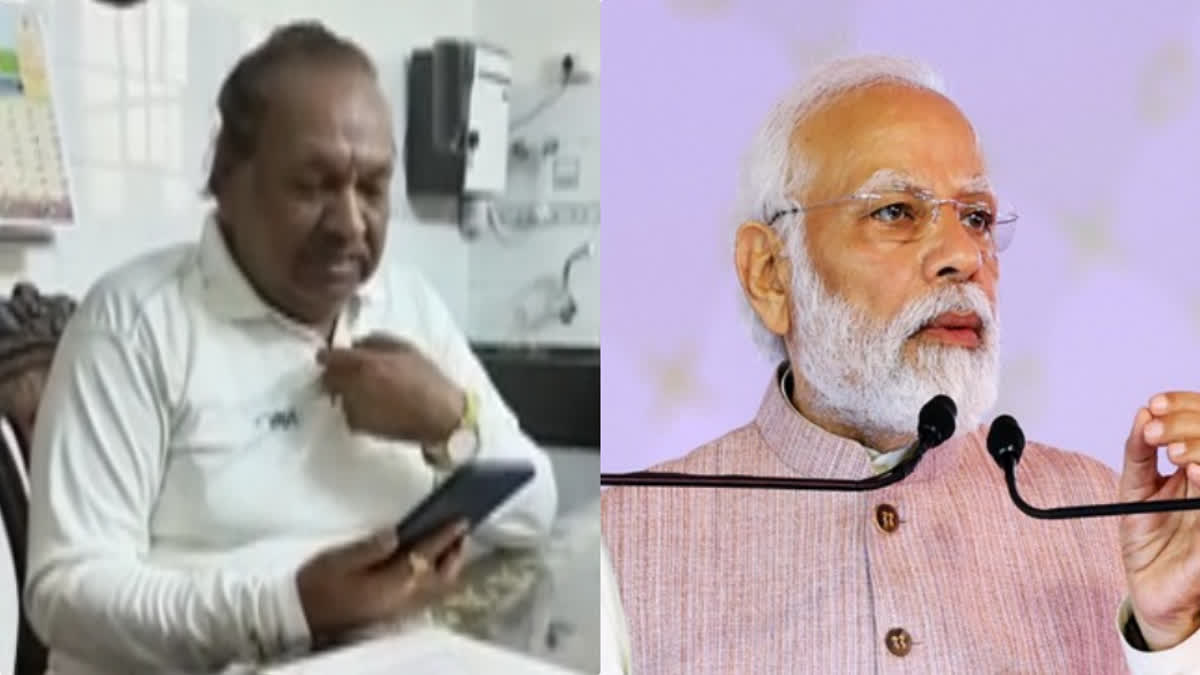 PM Narendra Modi called senior BJP leader Eshwarappa