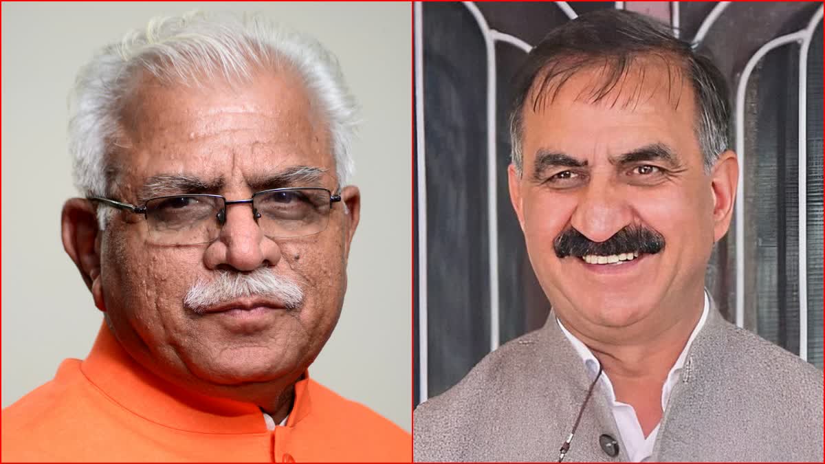 haryana and himachal pradesh cm meeting