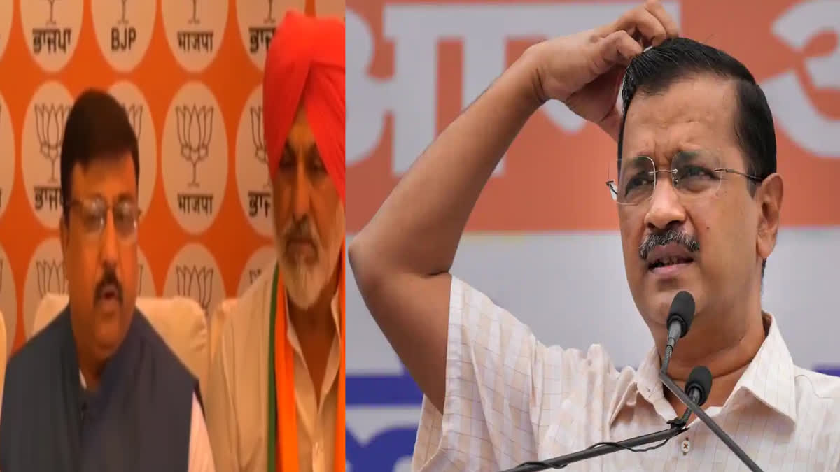 BJP ON AAP: BJP targeted Kejriwal's rally in Jalandhar, called the rally a flop