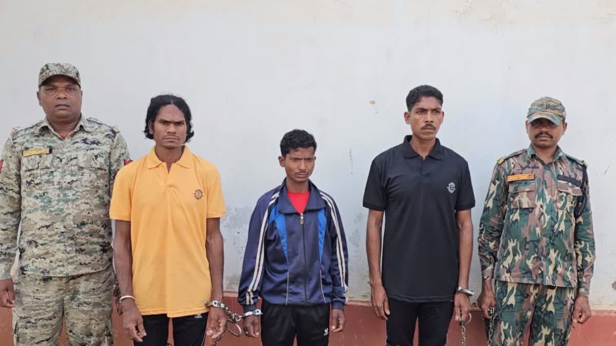 Three dreaded Naxalites arrested in Narayanpur