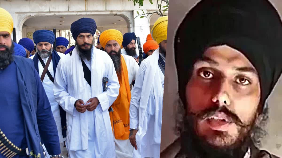 amritpal singh has been taken into custody from gurdwara in moga