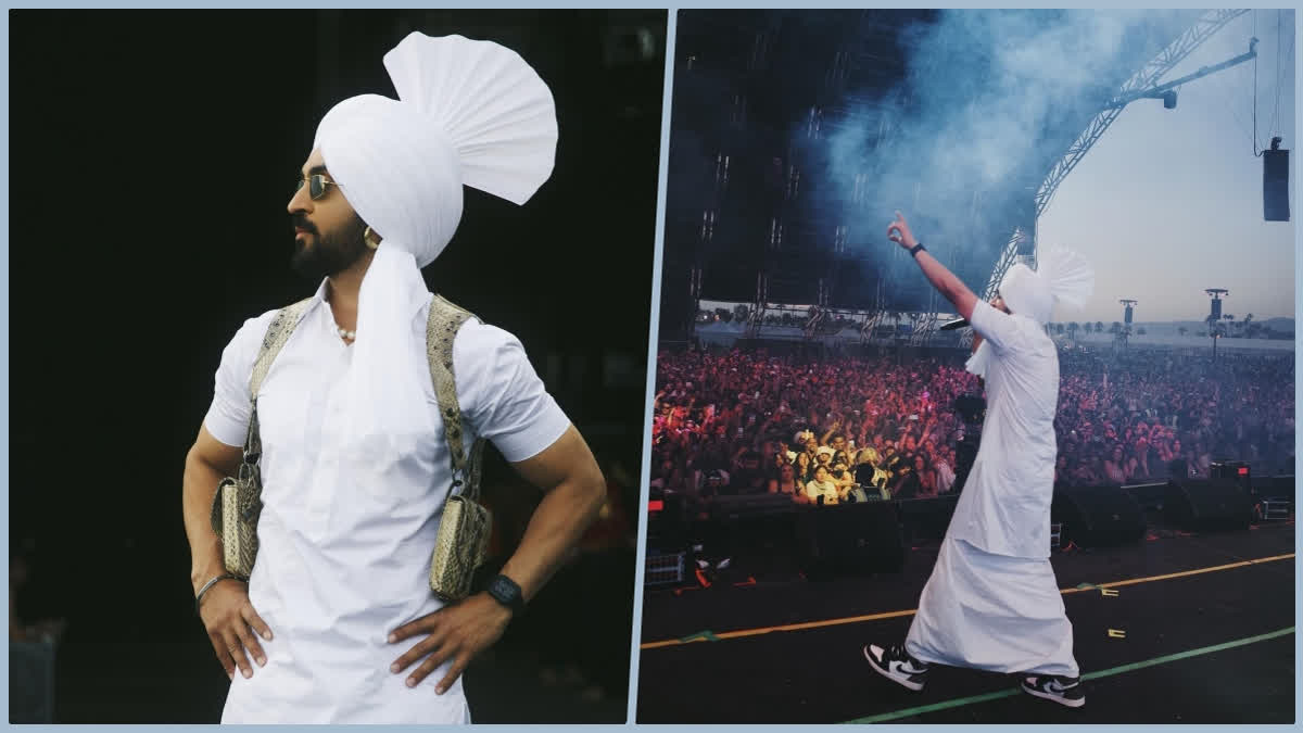 'Punjabi aa gaye coachella oye,' roars Diljit Dosanjh as he takes on stage for 2nd time