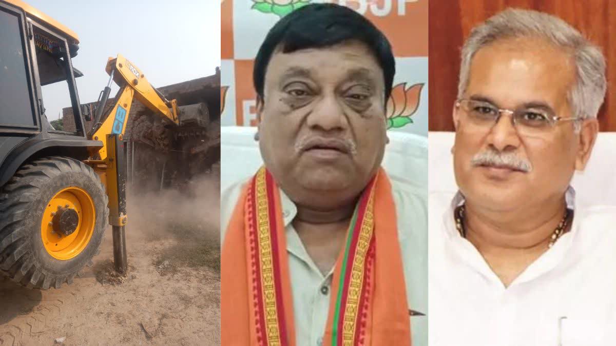 CM Baghel targets BJP on bulldozer politics