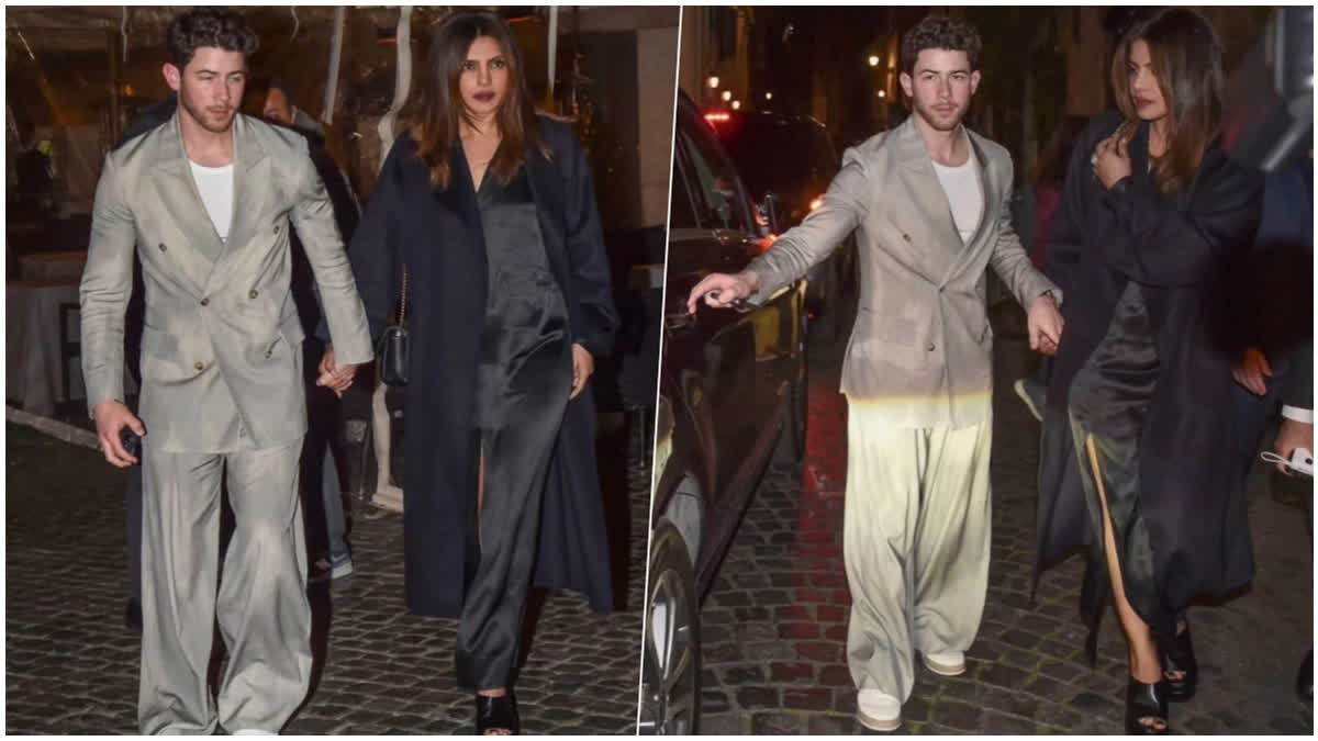 Priyanka Chopra, Nick Jonas out on date in Rome, fans miss their little daughter Malti Marie