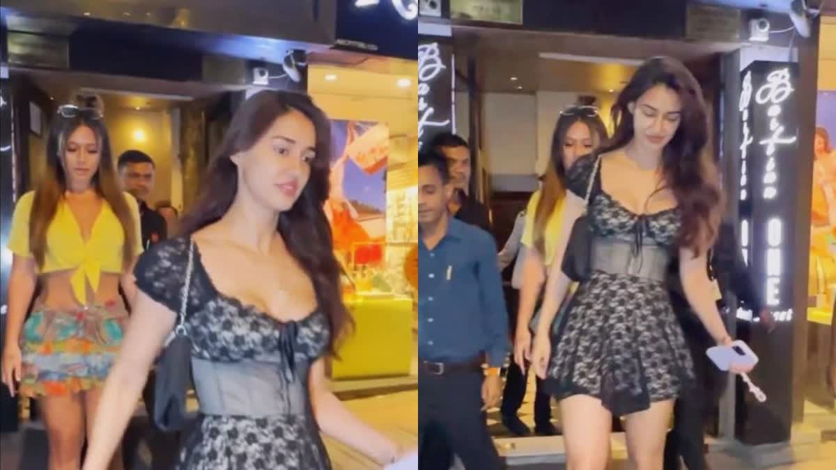 Disha Patani stuns in black