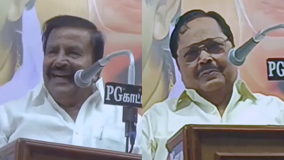 Minister KN Nehru and Duraimurugan explained the financial statement of the government in a Vellore public meeting
