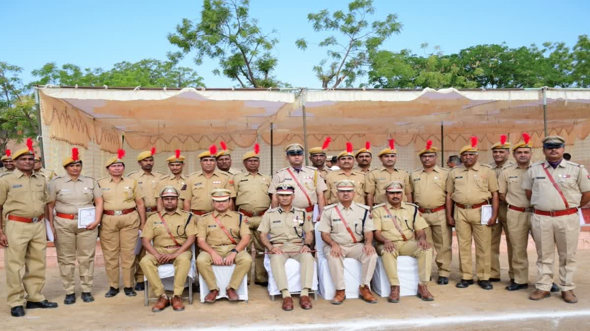 105 policemen were honored,  range level felicitation ceremony