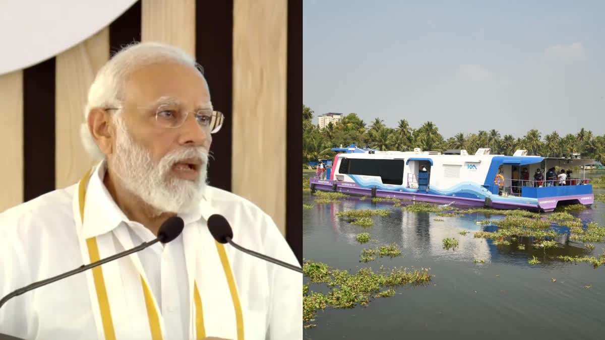 PM Modi flags off India's first Water Metro