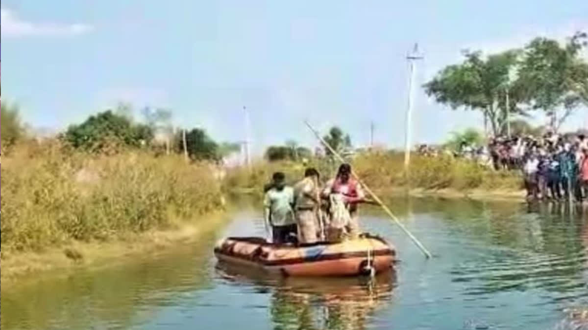 KARNATAKA FIVE PEOPLE WHO CAME TO GRANDMAS HOUSE IN VACATION DROWNED IN CANAL