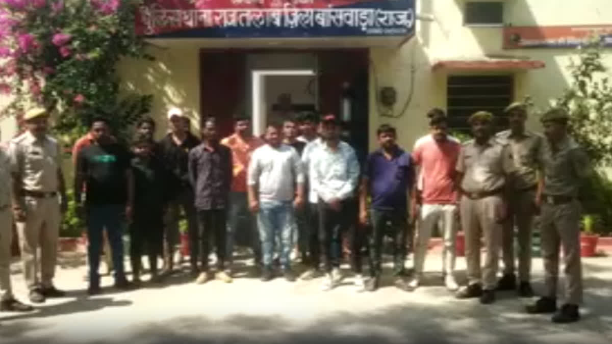 Banswara police action, 320 accused arrested in campaign
