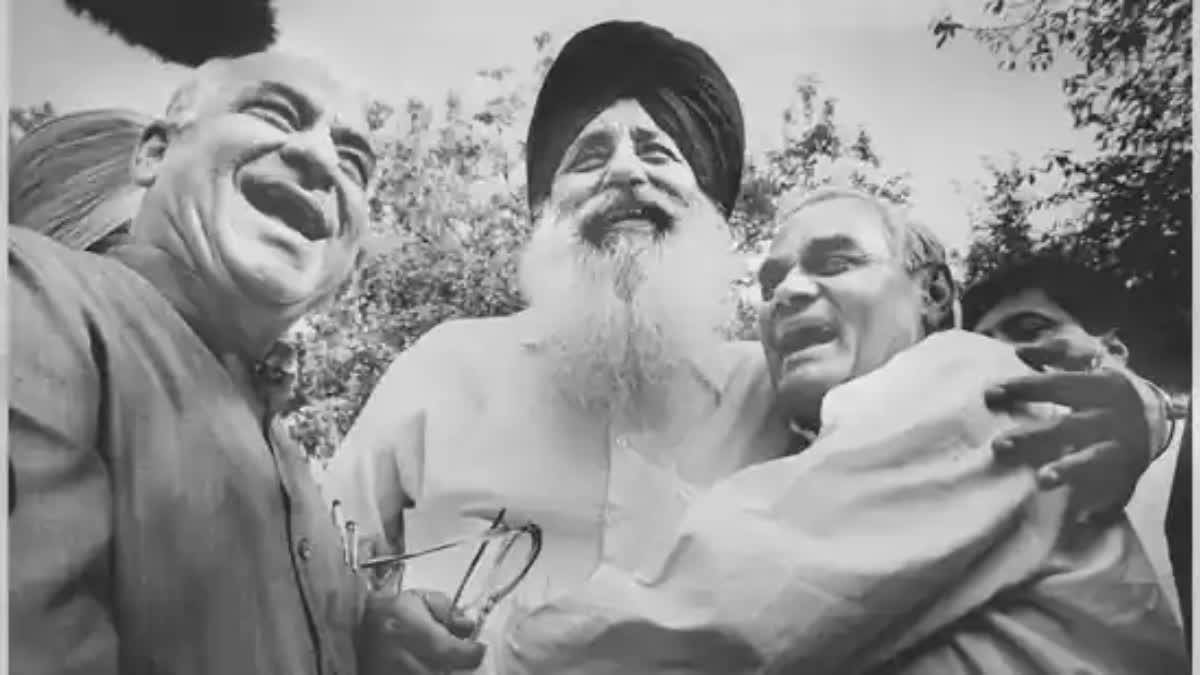 parkash singh badal with atal bihari vajpayee