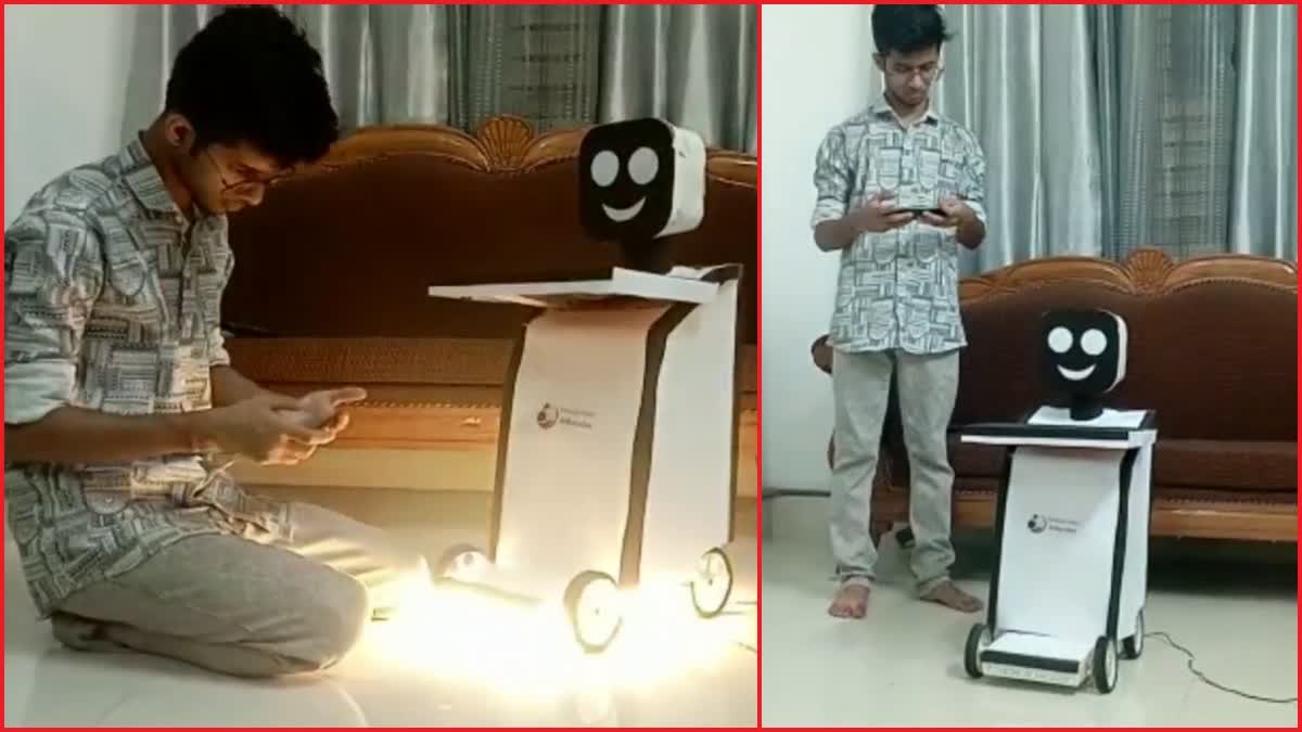 Siliguri polytechnic student makes robot out of scrap