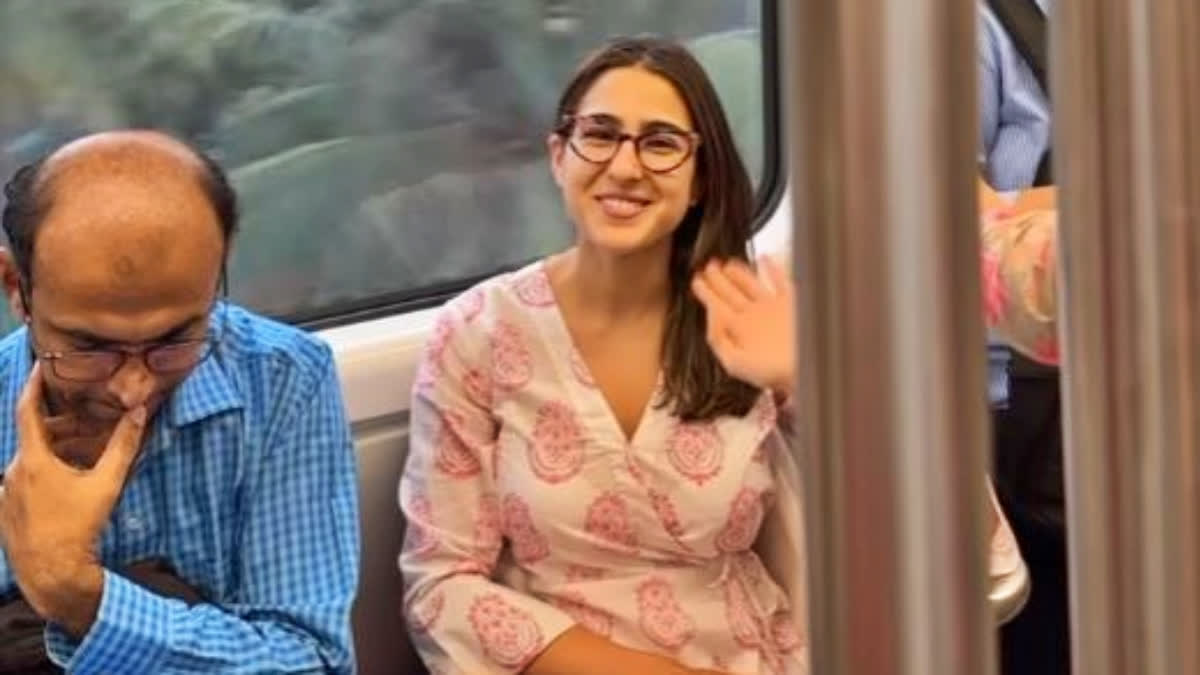 Sara Ali Khan shares video of her travel by metro in Mumbai