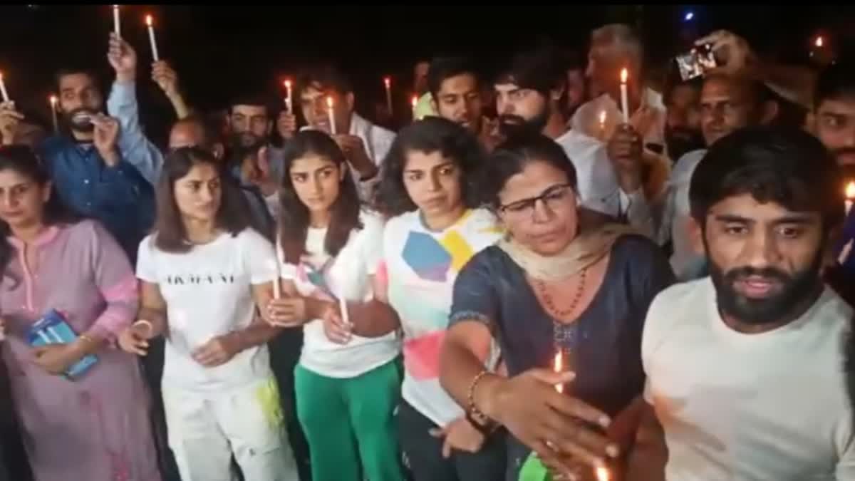 Wrestlers Protest in Delhi