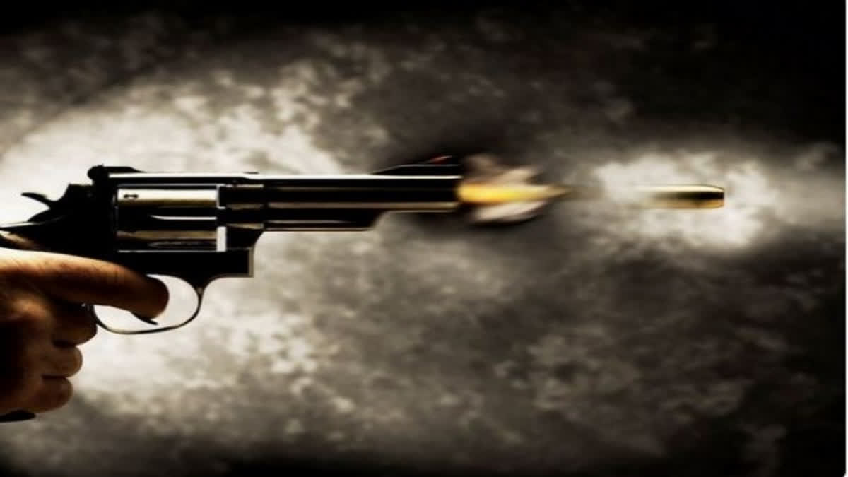 Representative image of gun shooting at