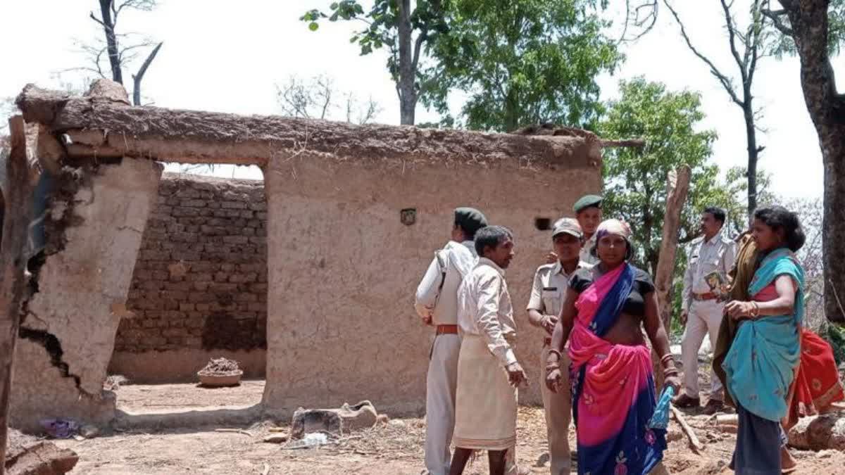 Forest department fired bulldozer