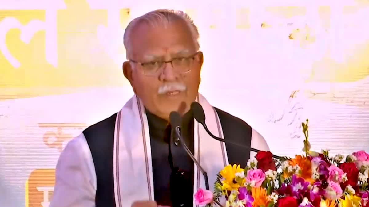 Manohar Lal on natural farming in Panchkula Amrit Jal Revolution