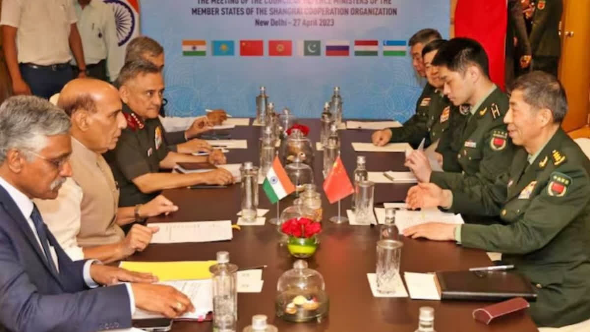 India China Defence ministers to hold bilateral talks today  Defence Minister Rajnath Singh  Chinese Defence Minister General Li Shangfu  SCO Defence Ministers meeting  ഇന്ത്യ ചൈന പ്രതിരോധ മന്ത്രിമാർ തമ്മിൽ കൂടിക്കാഴ്‌ച  ഗാൽവാൻ താഴ്‌വര ഏറ്റുമുട്ടലിന് ശേഷം ഇതാദ്യം  ഷാങ്‌ഹായ് കോപ്പറേഷൻ ഓർഗനൈസേഷൻ