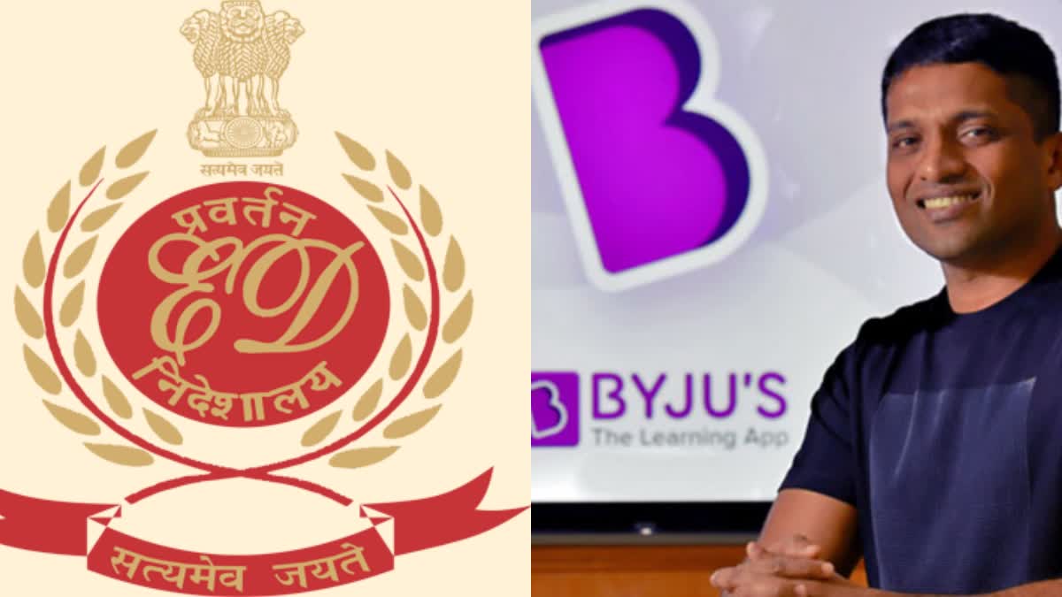 ED raids on BYJU CEO Raveendran Byju office and residence in Bengaluru under FEMA and seized incriminating documents.