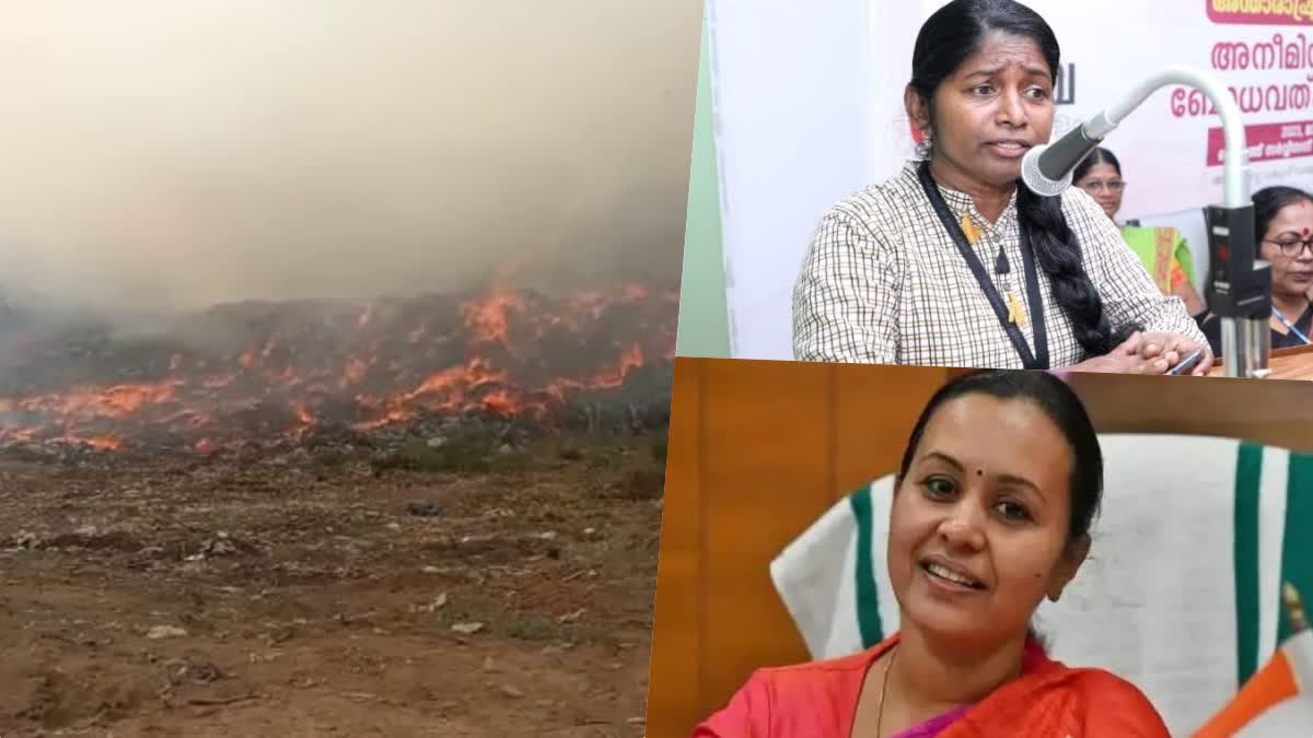 Bhrahmapuram fire special team for investigation  ബ്രഹ്മപുരം തീപിടിത്തം  ആരോഗ്യ മന്ത്രി  പ്രഖ്യാപനം വാക്കിലൊതുങ്ങി  ബ്രഹ്മപുരം തീപിടുത്തം  ആരോഗ്യ മന്ത്രി വീണ ജോര്‍ജ്  വിദഗ്‌ധ സമിതി  ബ്രഹ്മപുരം മാലിന്യ പ്ലാന്‍റ്  ആരോഗ്യ സര്‍വ്വകലാശാല പ്രോ വൈസ് ചാന്‍സലര്‍