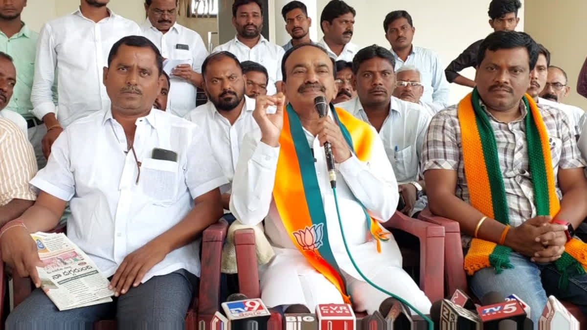 BJP MLA Etala Rajender