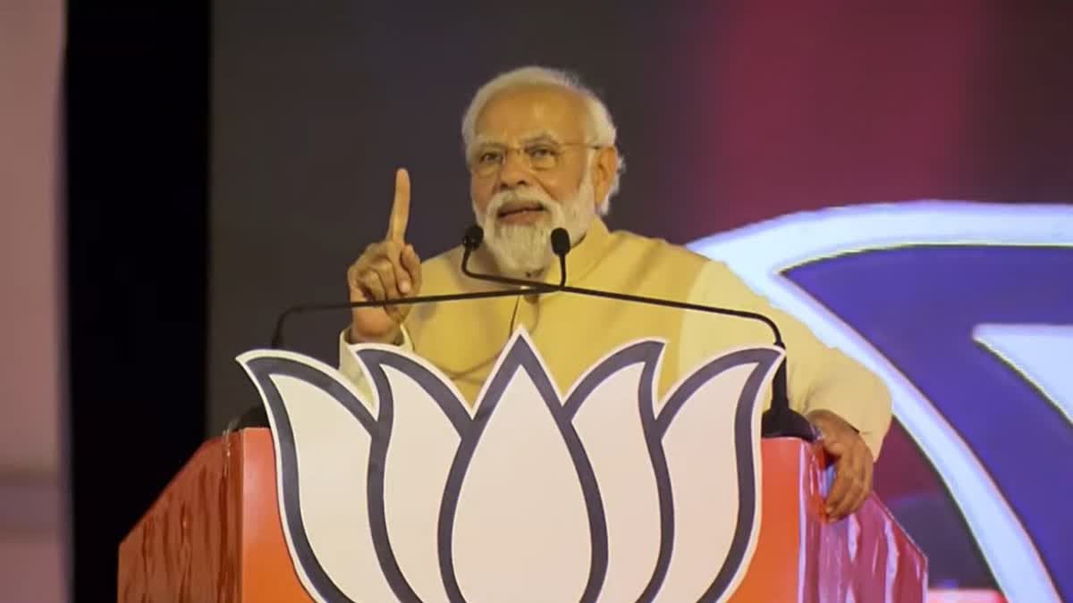 Etv Bharat PM Modi targets Siddaramaiah